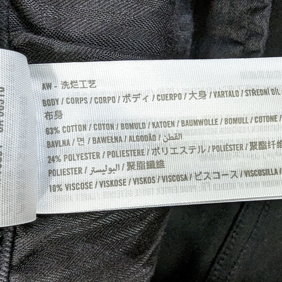 Abercrombie & Fitch Jeans Women's 14 Short Black Super Skinny High Rise Stretch - Picture 8 of 9